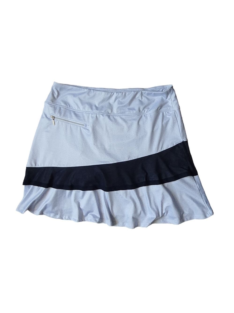 GGblue Athletic Golf Luxe Sport Skort Performance Stretch Wimens L Blue